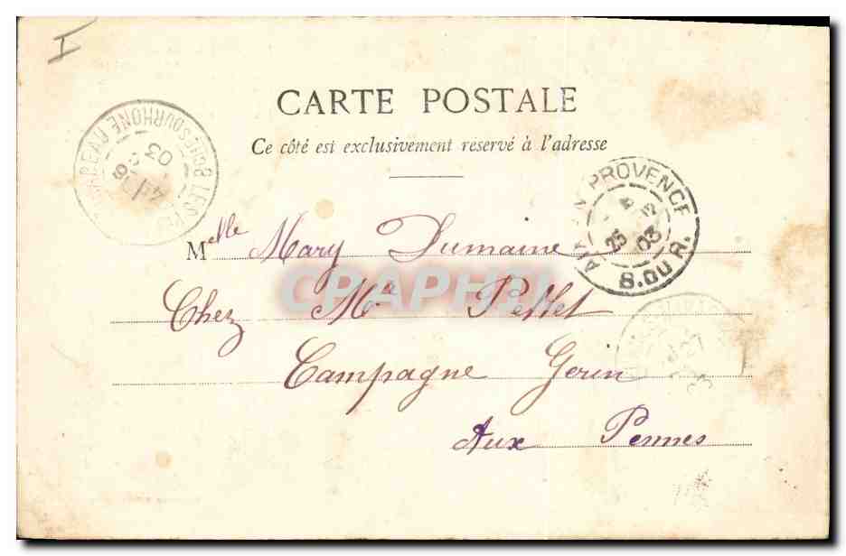 CPA Fantaisie Femme Noel — Reverso