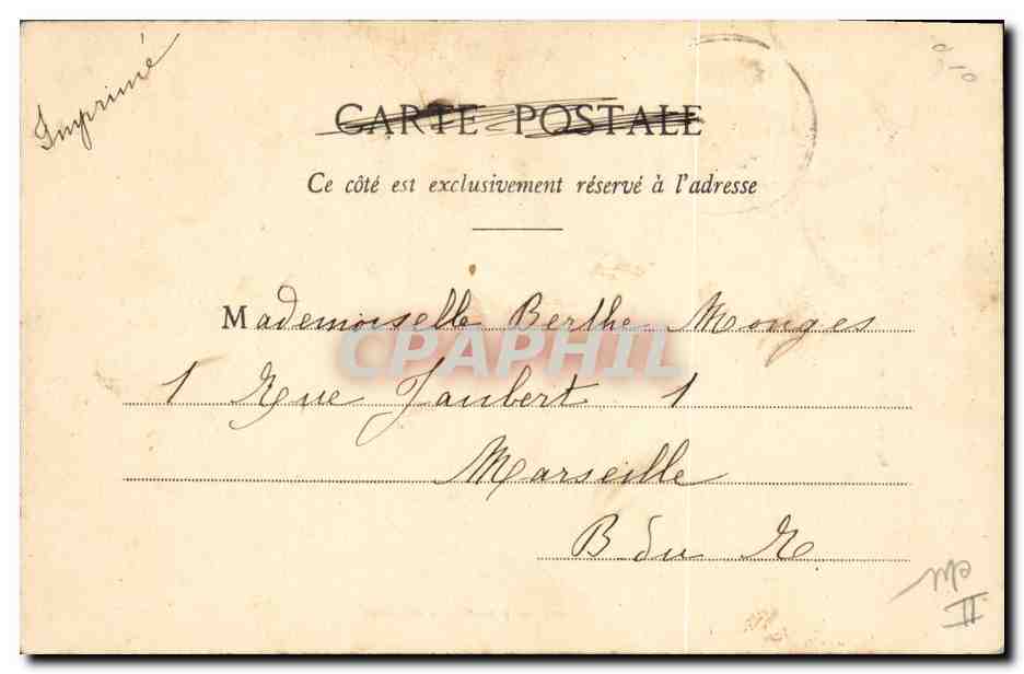 Chanteurs des Cours — Phototypie A. Bergeret et Cie, Nancy — n°4 — Reverso