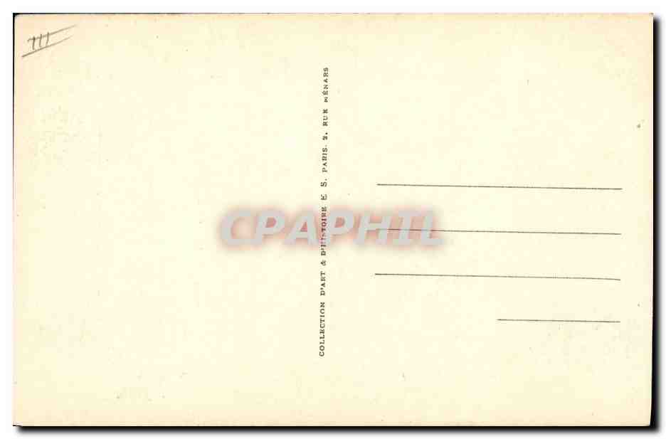 Cambacérès (J.-J. Régis de) — Jurisconsulte, ministre de l'Empire et duc de Parme — éditeur CPAPHIL, n° 149 — Achterkant