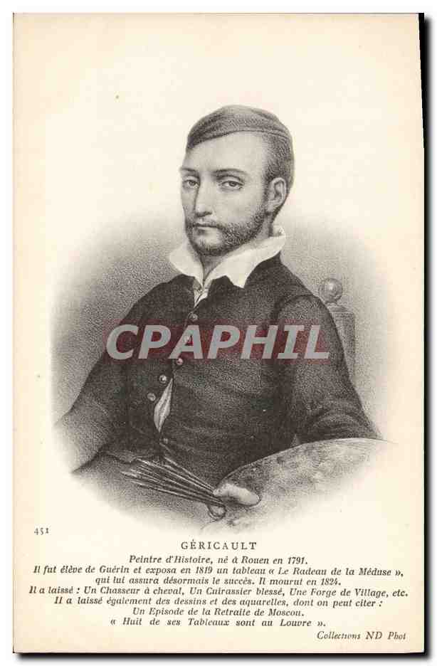 Géricault — Peintre d'Histoire, né à Rouen en 1791 — Collections ND Phot, n° 451