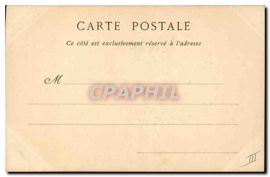 CPA Catherine de Medicis  — Verso