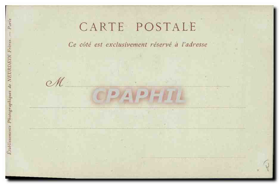 CPA Murillo Peintre espagnol — Verso