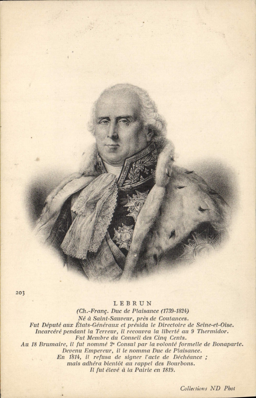 Lebrun — Portrait — Collections ND Phot, n° 203