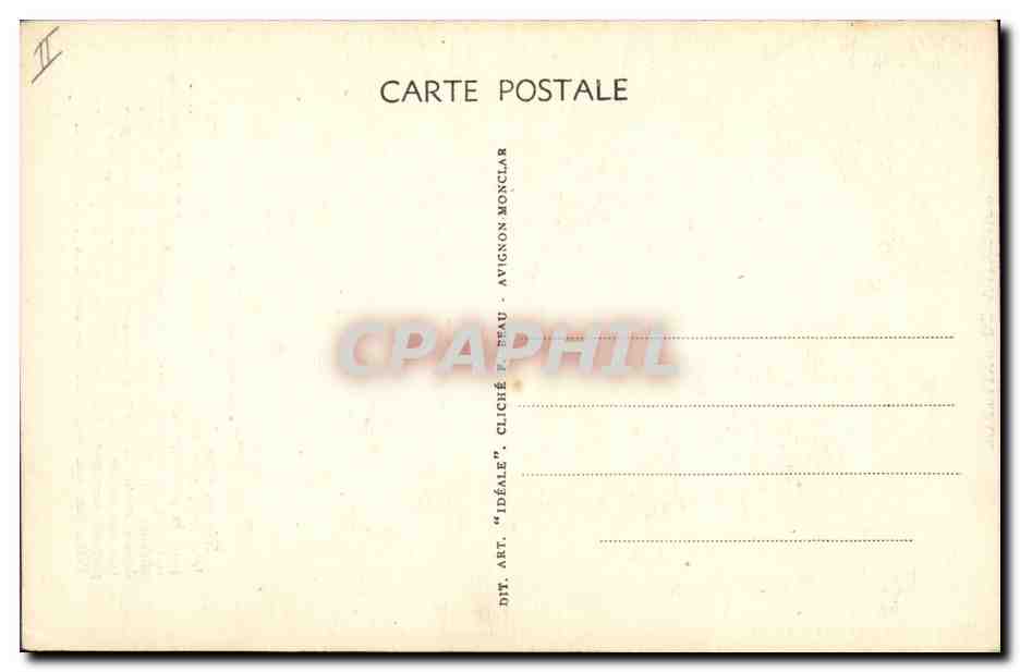 CPA Fontaine de Vaucluse Laure de Noves — Rückseite