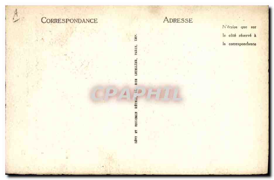 CPA Montespan Athenais Marquise de — Verso
