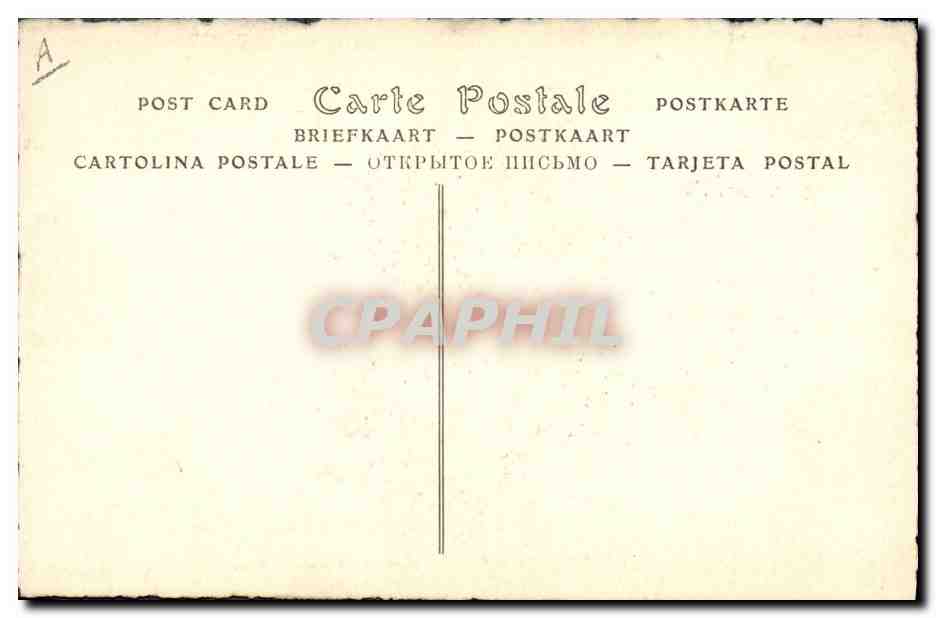 CPA Henriette Anne d'Angleterre — Verso