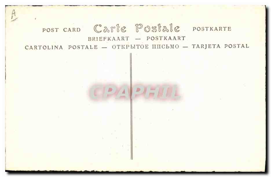 CPA Blanche de Castille — Verso