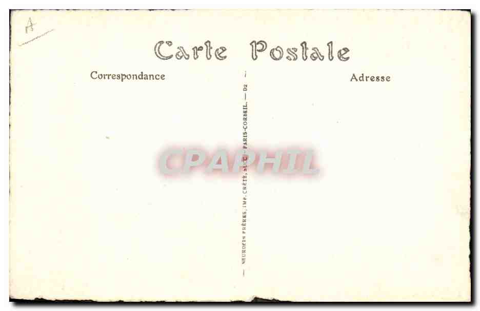 CPA Jean Benjamin de la Borde — Verso