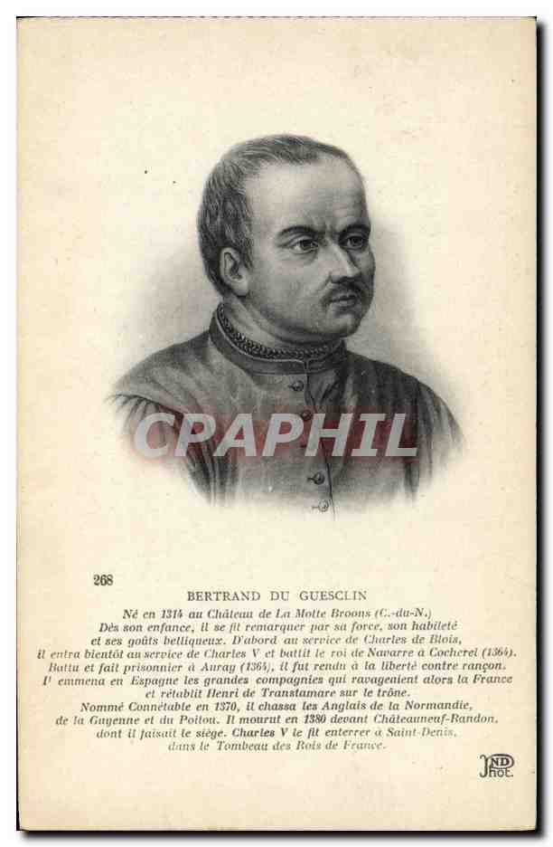 Bertrand du Guesclin — Histoire de la guerre de Cent Ans — éditeur JND, n° 268
