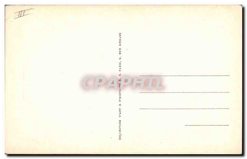 CPA Montespan Athenais Marquise — Verso