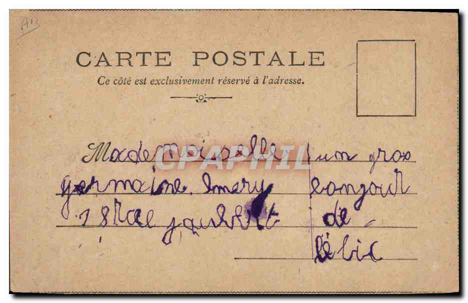 Chasse à cheval — saut d'obstacles — 'Mes Cartes Postales' n° 134 — Reverso