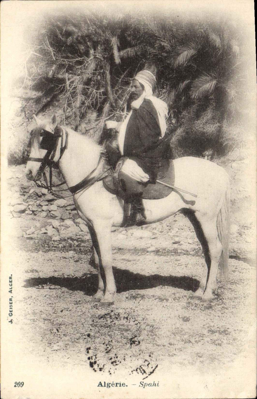 Algérie — Spahi — J. Geiser, Alger, n°209