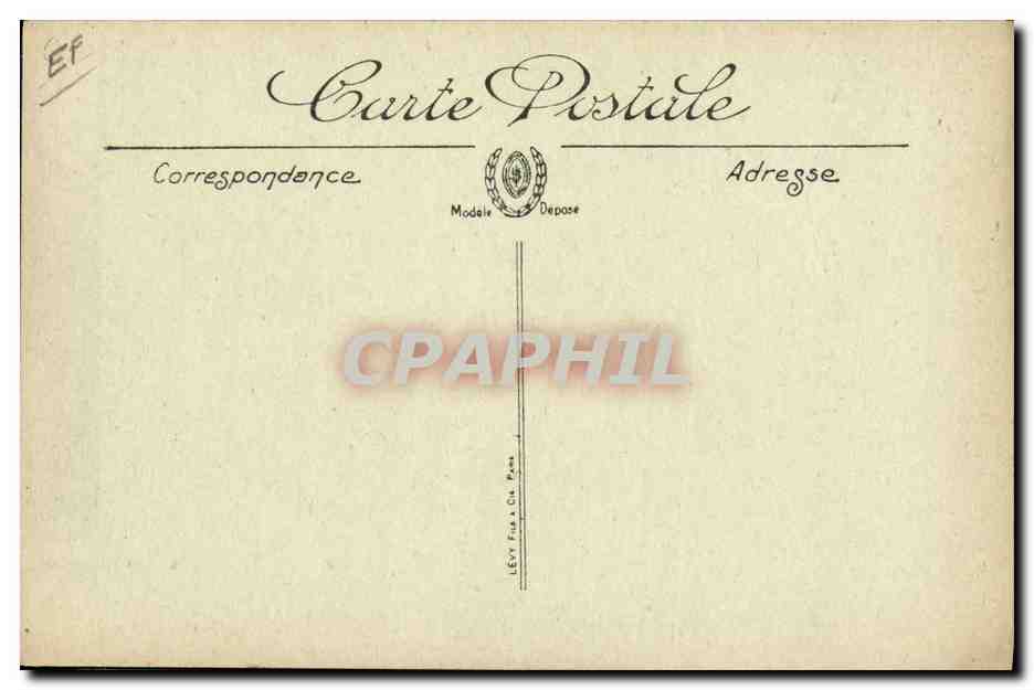 Hôpital des Municipalités Canadiennes — visite de M. Maurice Barrès, député de Paris, le 5 février 1915 — Clinique du Dr Bonnet, 7 rue de la Chaise, Paris — Rückseite