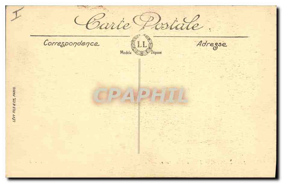 CPA Militaria Sante Saint Omer L'Hopital militaire — Rückseite