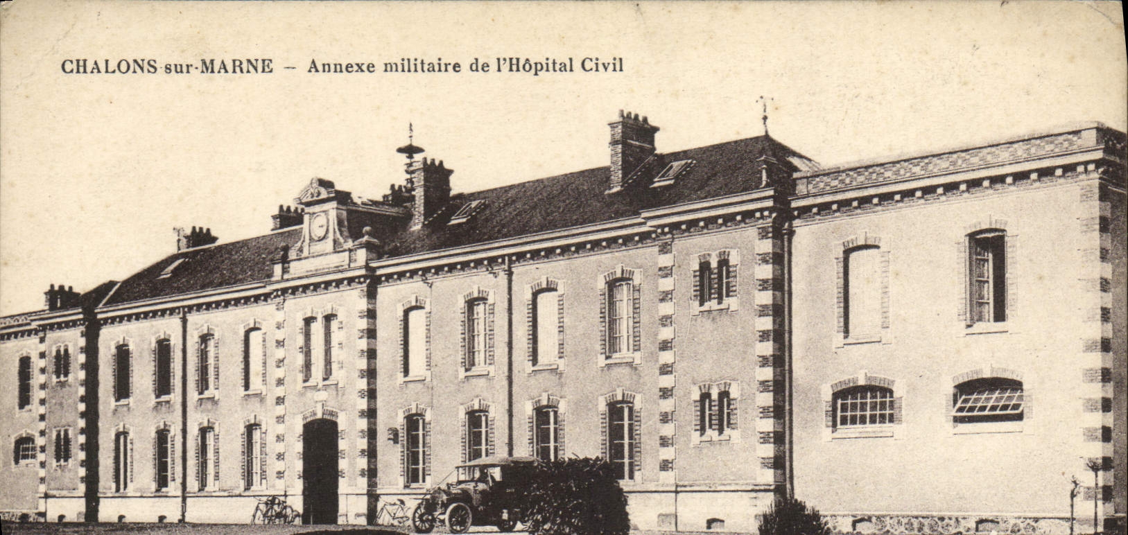 CPA Militaria Sante Chalons sur Marne Annexe militaire de l'hopital civil