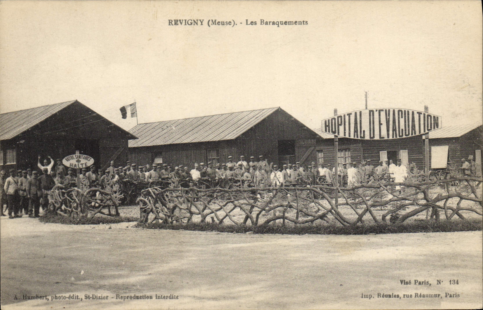 Revigny (Meuse) - Les Baraquements - Hôpital d'Évacuation