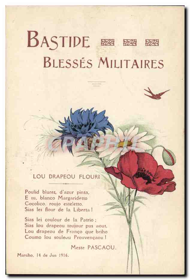 Bastide — Blessés Militaires — Meste Pascaou