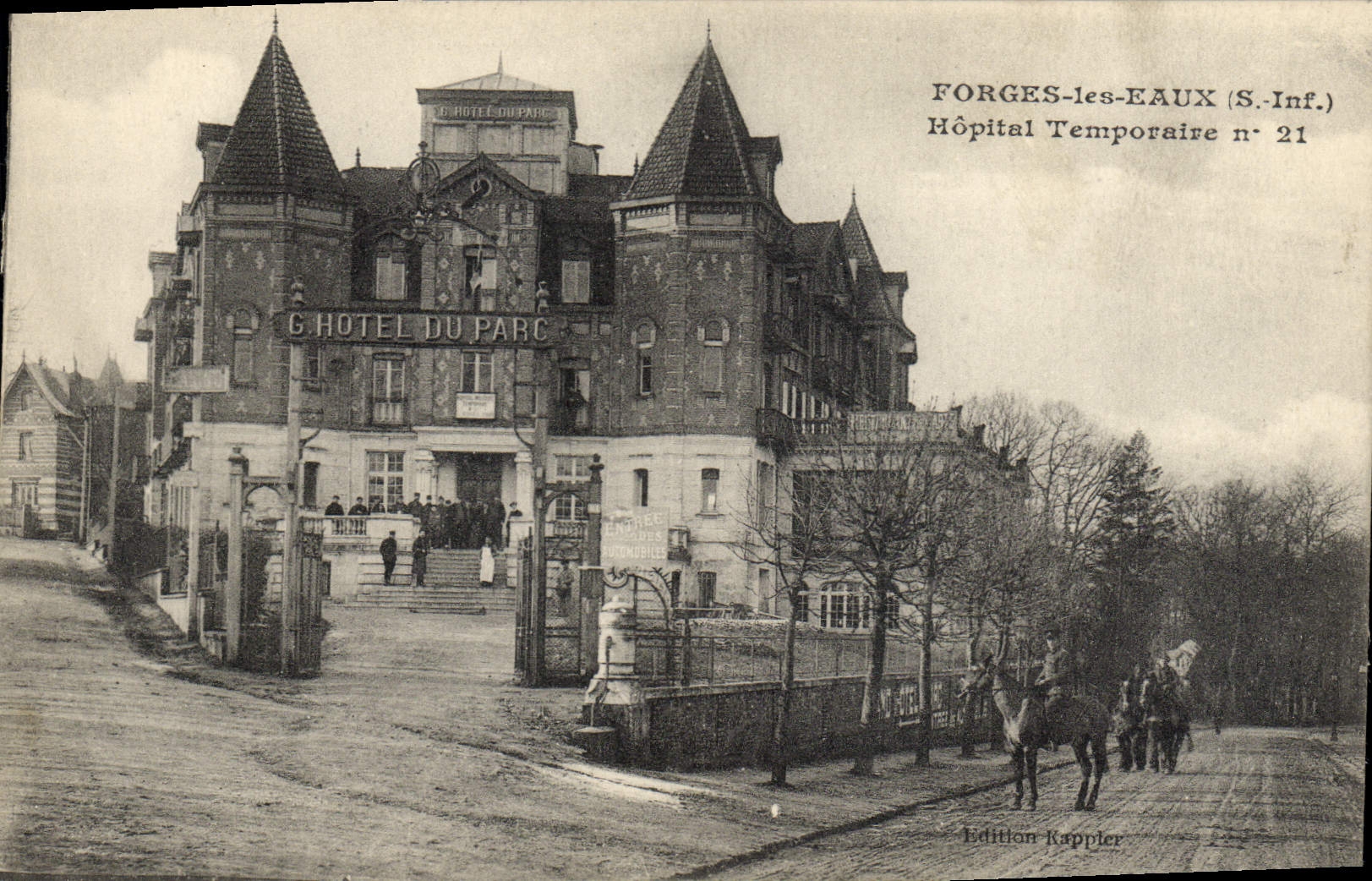 Hôtel du Parc — Hôpital Temporaire n°21 — Édition Rapplier