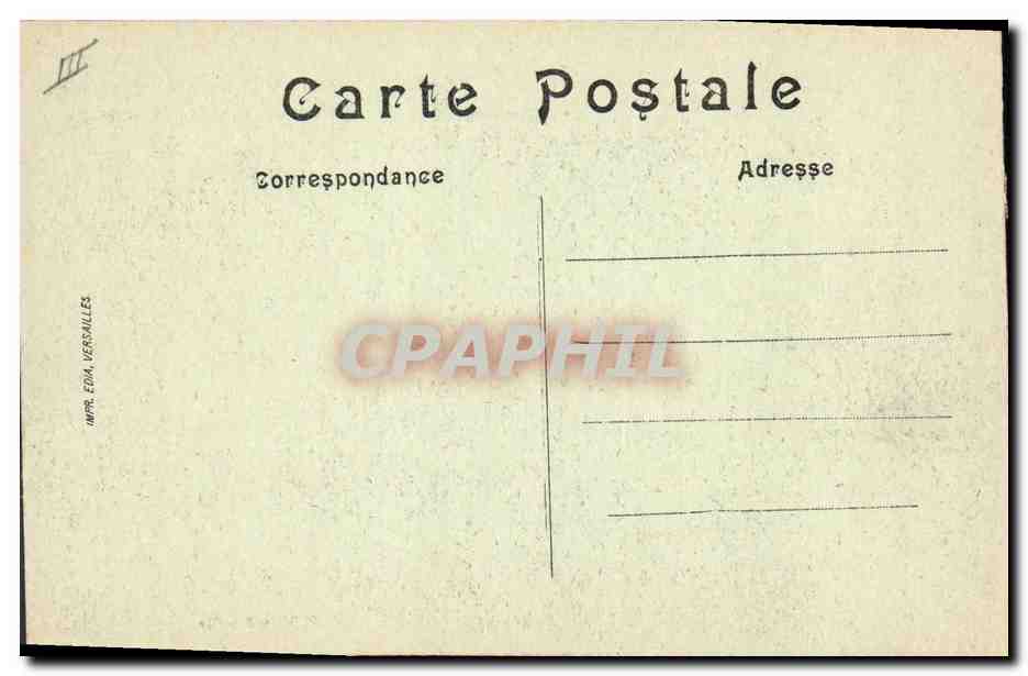 Hôtel du Parc — Hôpital Temporaire n°21 — Édition Rapplier — Rückseite