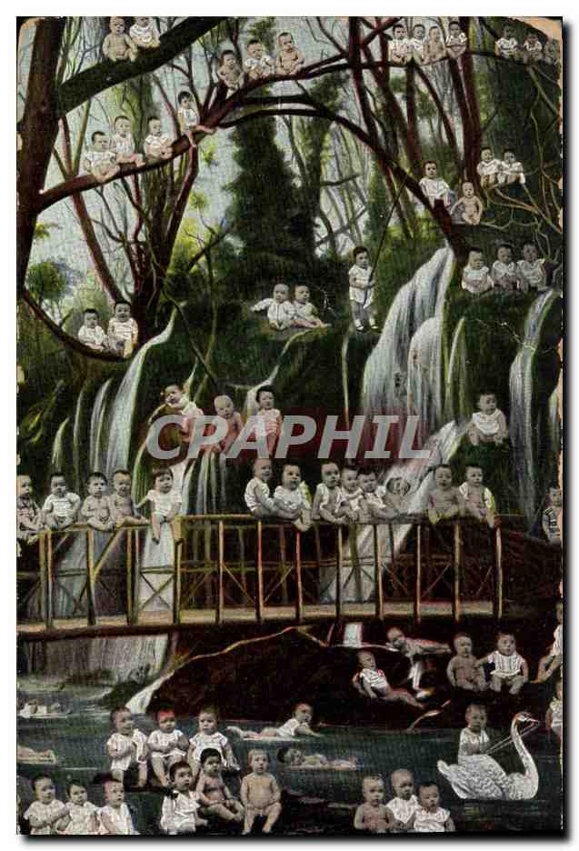 CPA Fantaisie Enfant Bebe 