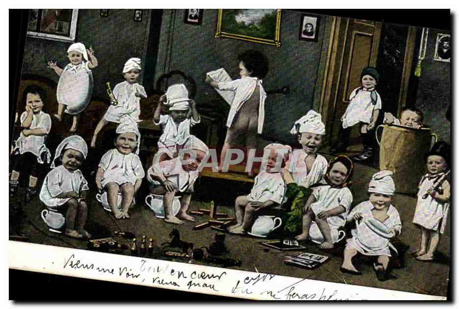 CPA Fantaisie Enfant Bebe 