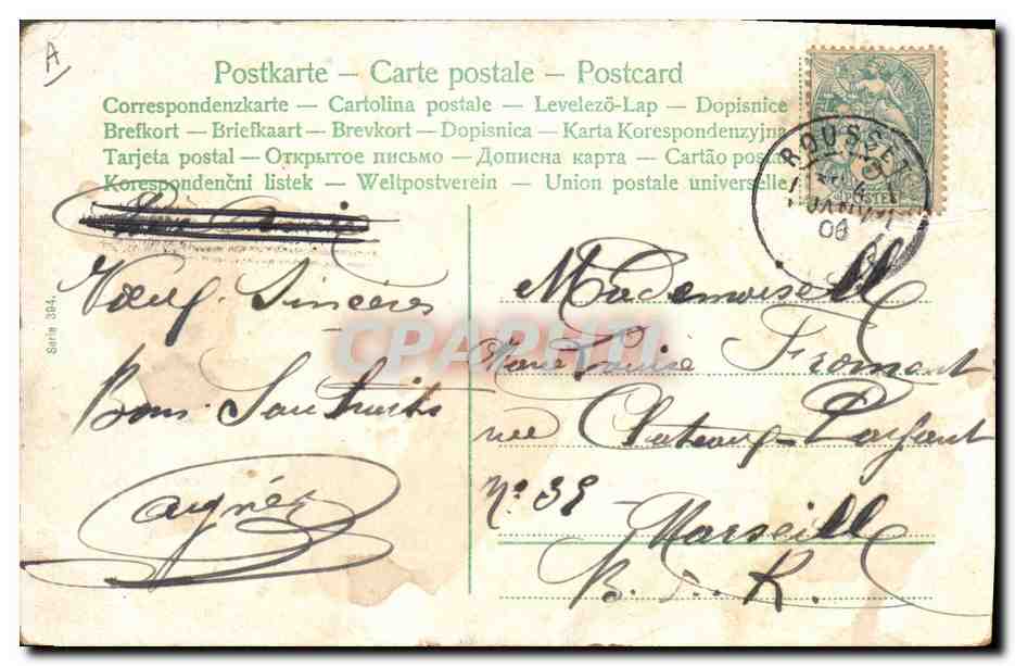 CPA Fantaisie Enfant Bebe  — Rückseite