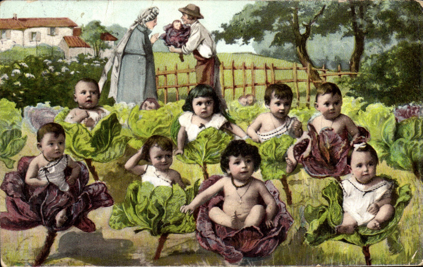 CPA Fantaisie Enfant Bebe 