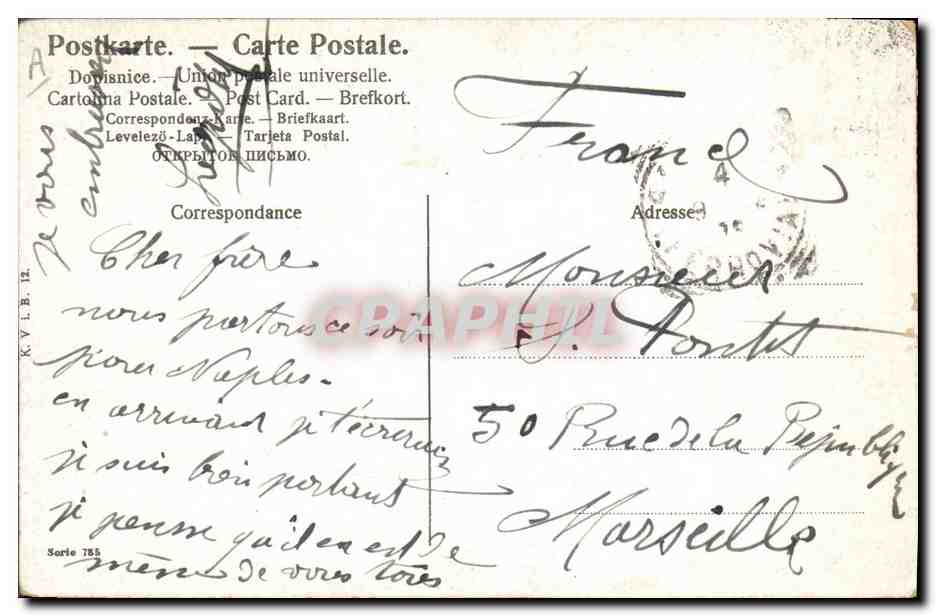 CPA Fantaisie Enfant Bebe Femme Peche — Rückseite