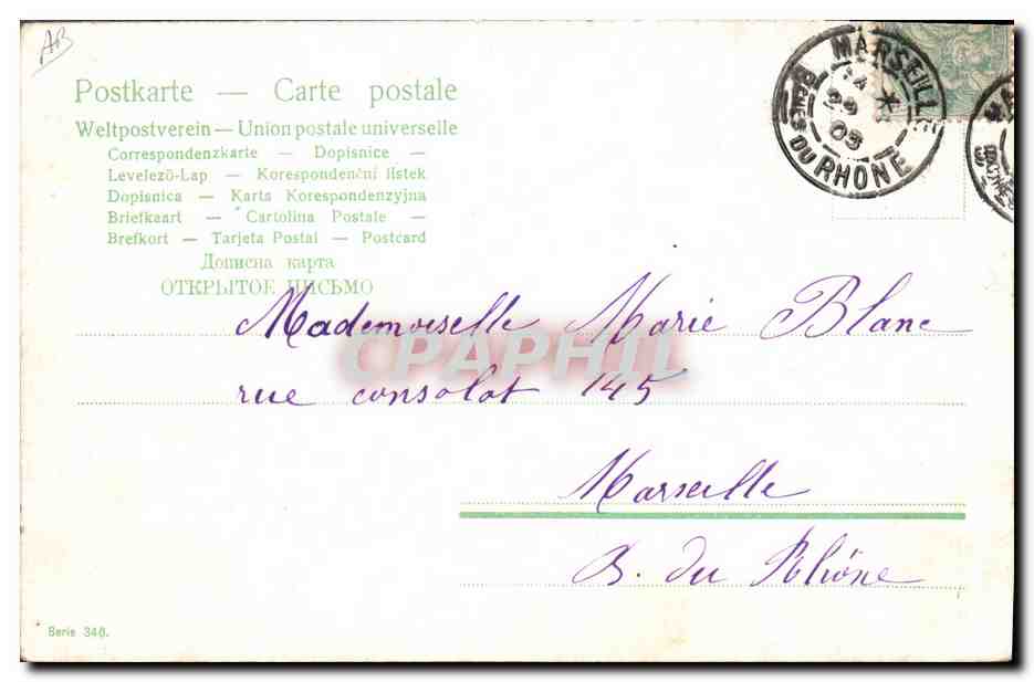 CPA Fantaisie Enfant Bebe  — Rückseite