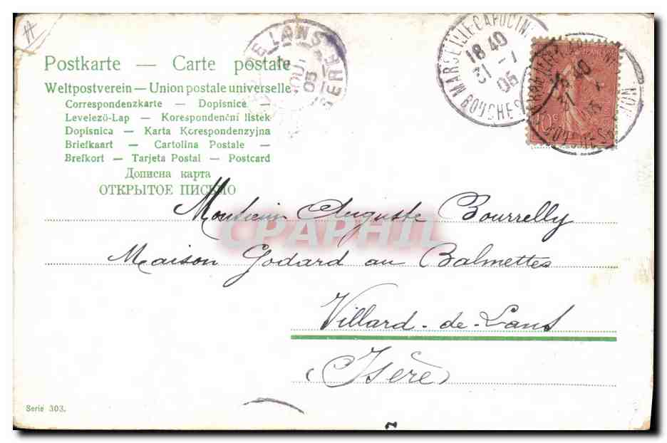 CPA Fantaisie Enfant Bebe  — Rückseite