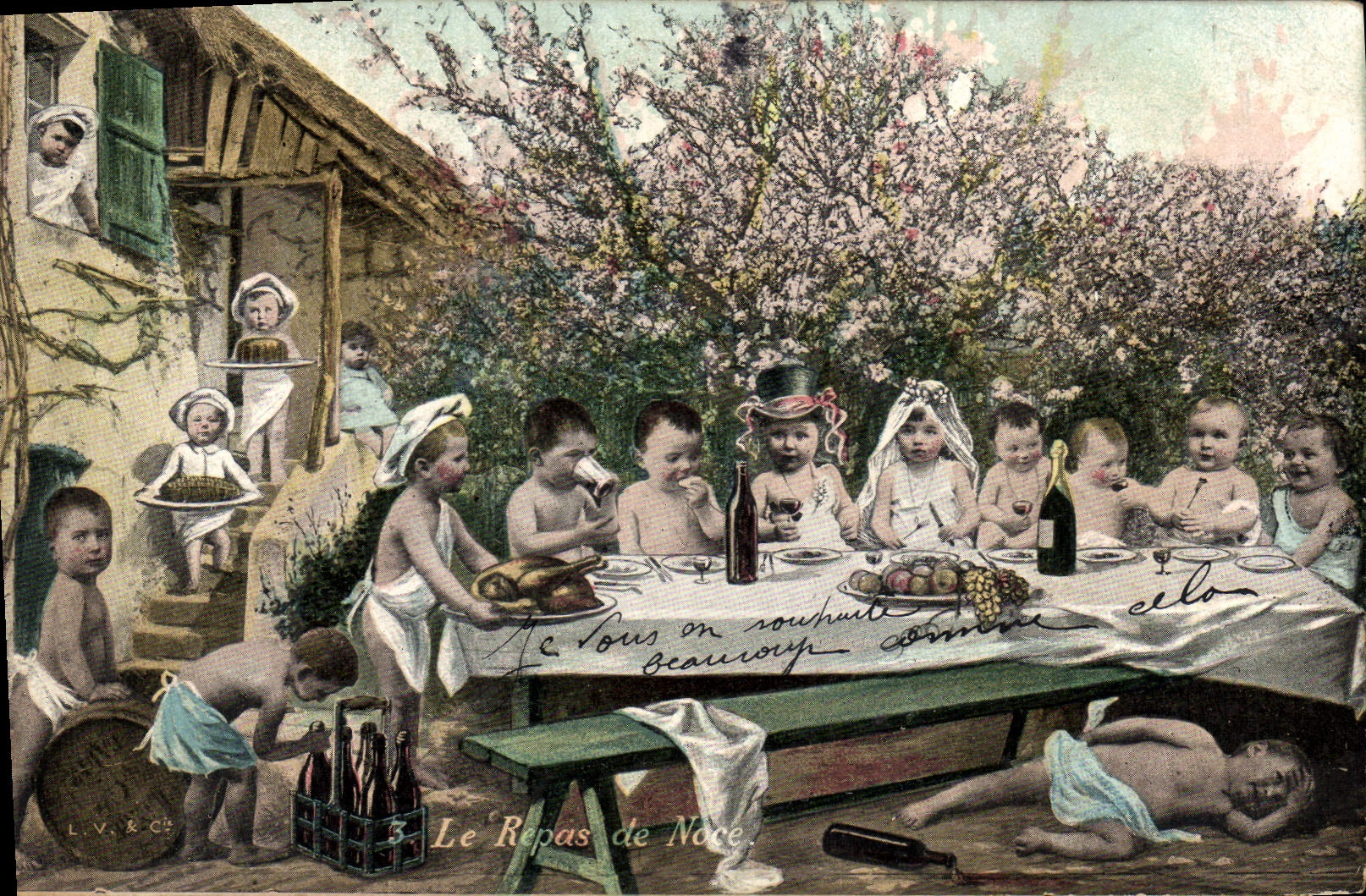 CPA Fantaisie Enfant Bebe 