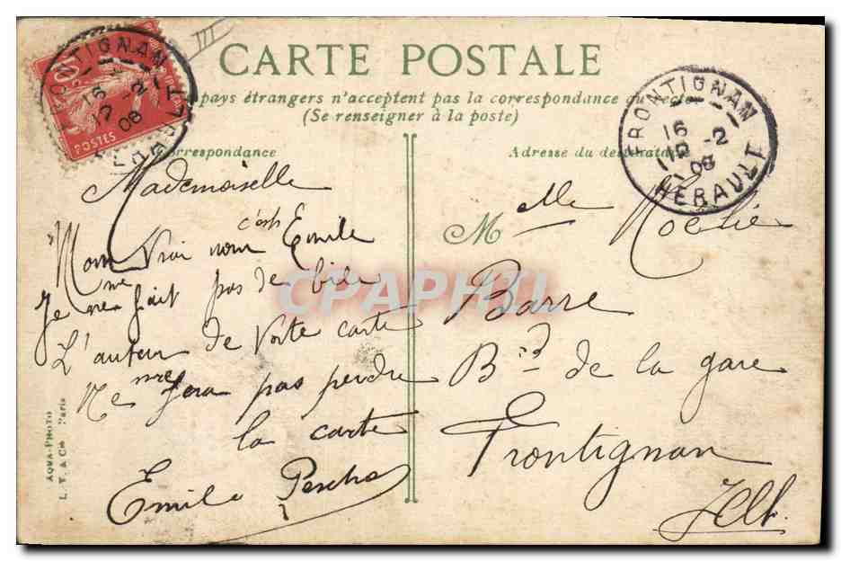 CPA Fantaisie Enfant Bebe  — Rückseite