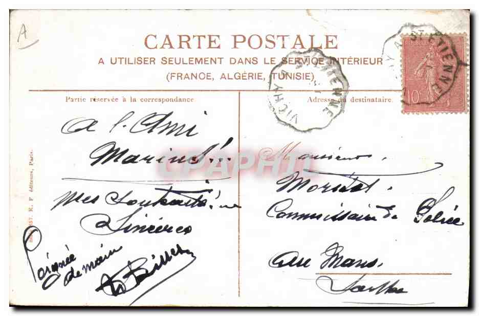 CPA Fantaisie Enfant Bebe  — Rückseite