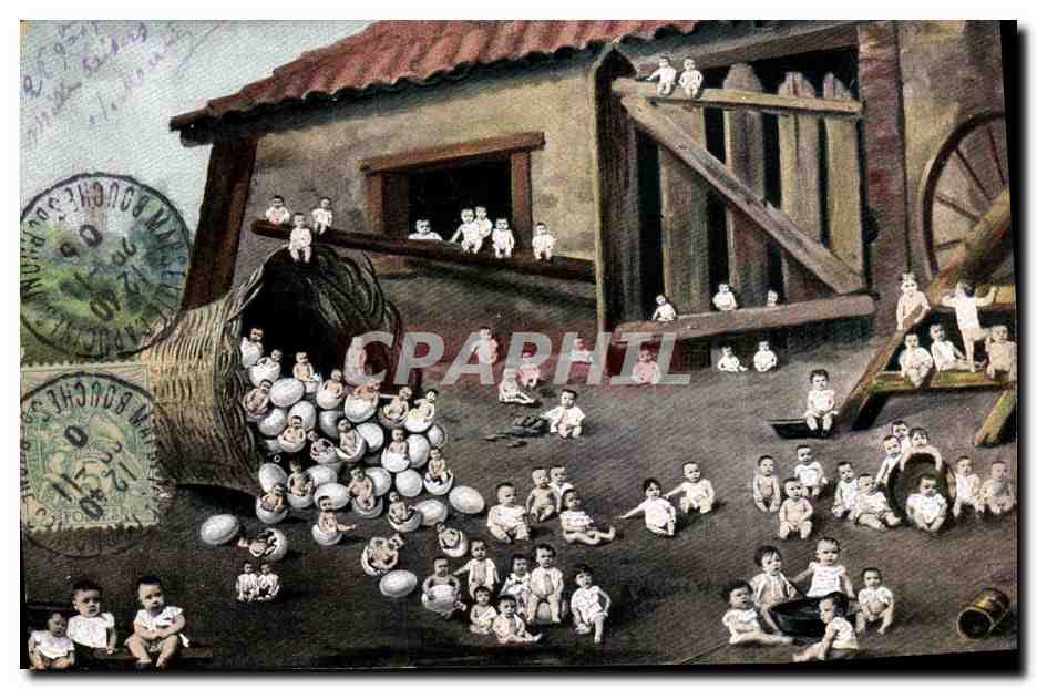 CPA Fantaisie Enfant Bebe 