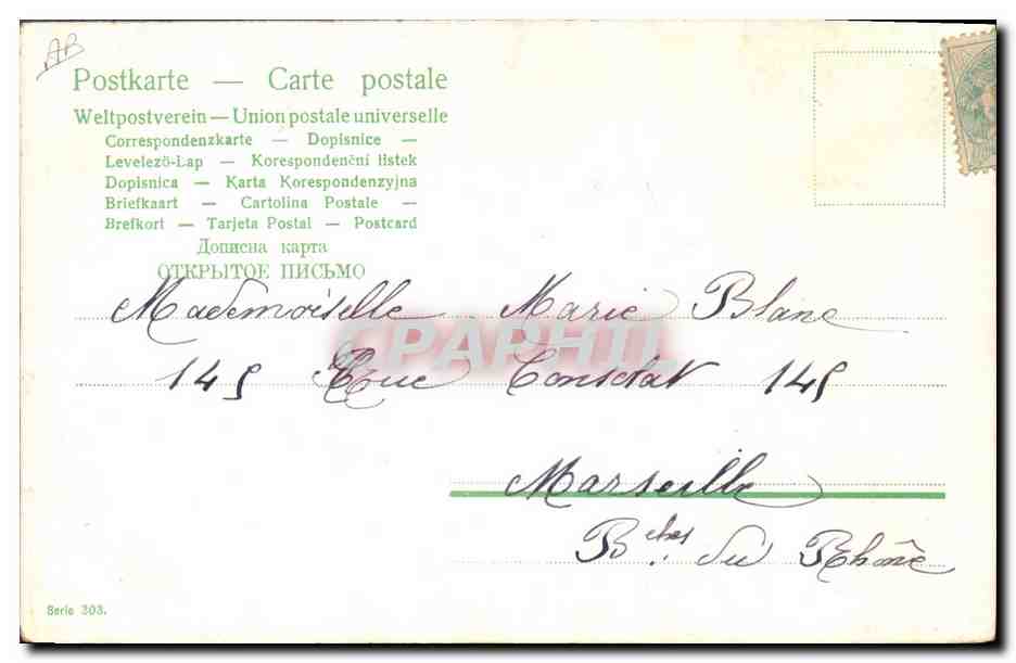 CPA Fantaisie Enfant Bebe  — Rückseite