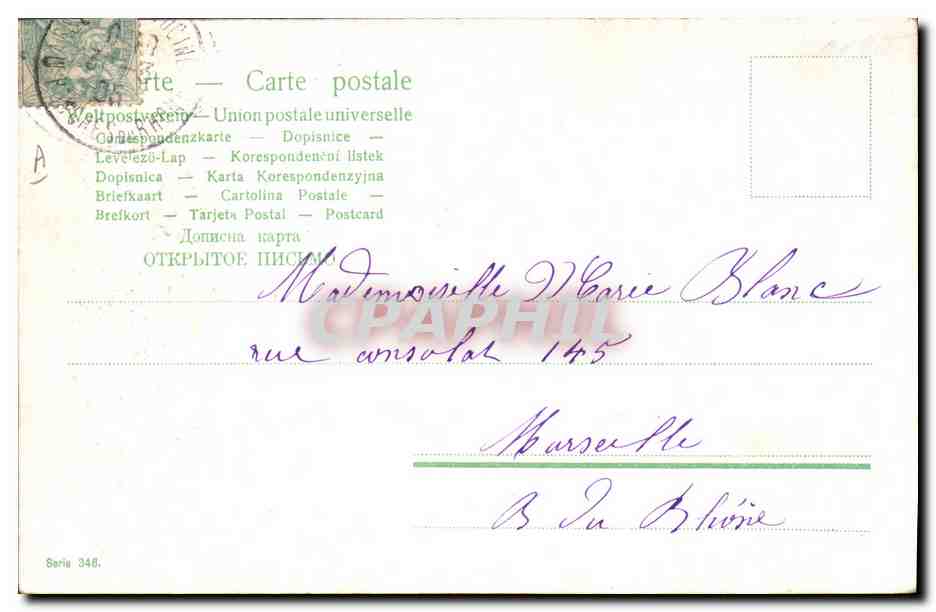 CPA Fantaisie Enfant Bebe  — Rückseite