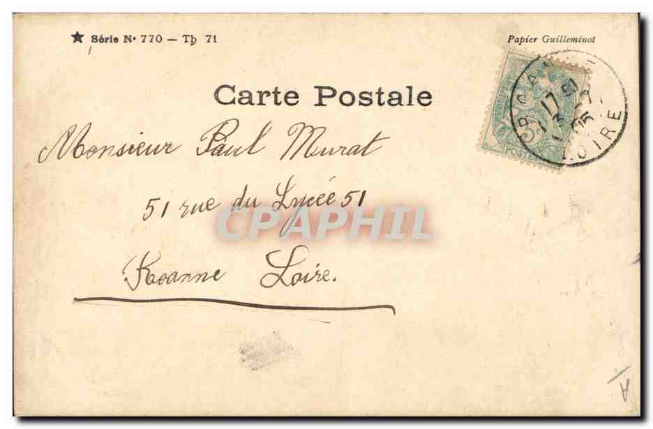Marcelle Bordot — Amitié — Stebbing Paris, série 770 — Reverso