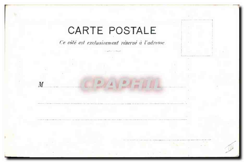 CPA Theatre M Clement Barbier de Seville — Verso