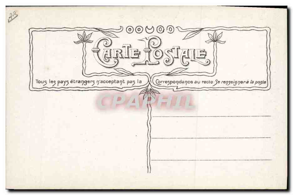 CPA Theatre Constant Coquelin — Verso