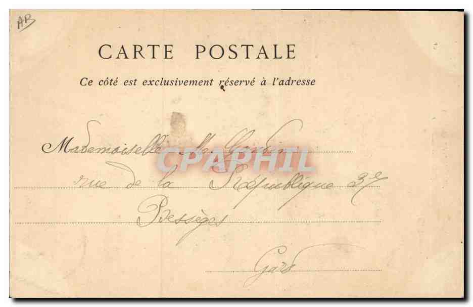 CPA Theatre Coquelin Aine Cyrano de Bergerac — Verso