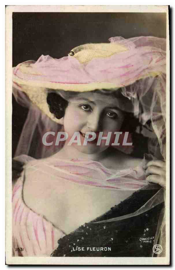 Lise Fleuron — Portrait en costume — Drigelly, Paris, n° 1831