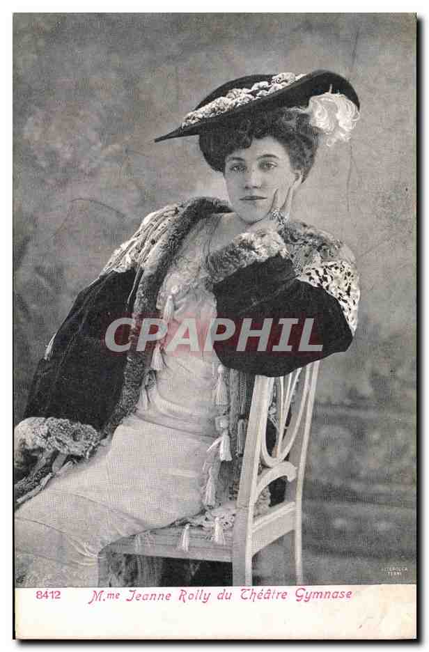 Mme Jeanne Rolly du Théâtre Gymnase — Atelier Léon — n° 8412