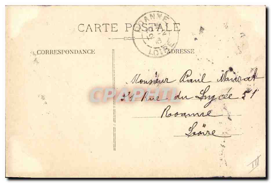 Jeune femme en robe rose — P. D. Paris — Cliché A. Riquier & Cie — Verso