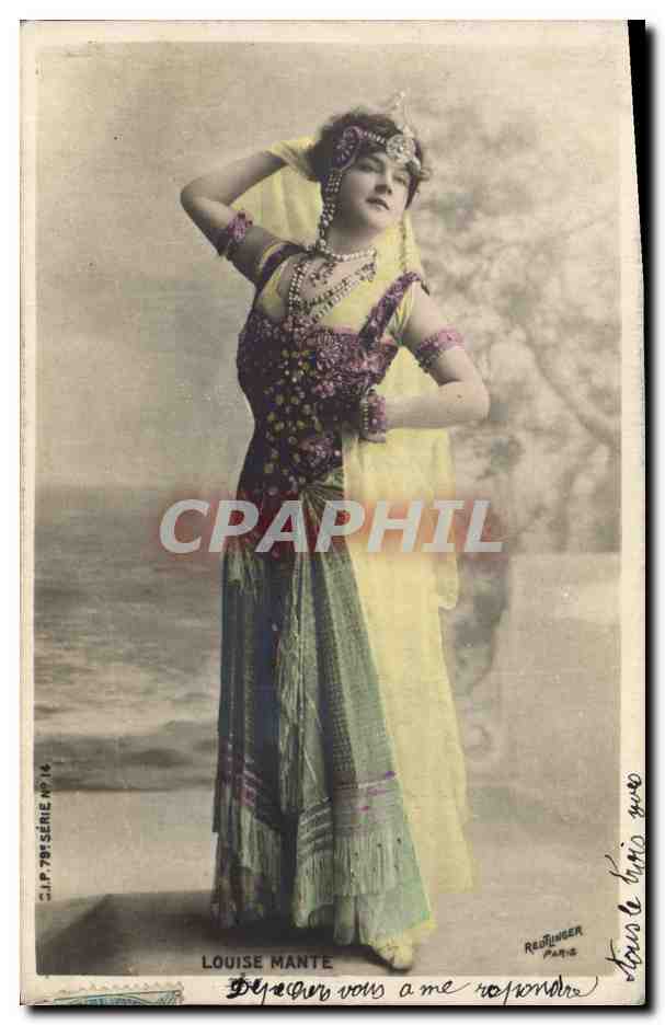 Louise Mante — danseuse orientale — Redlinger Paris, série n°14