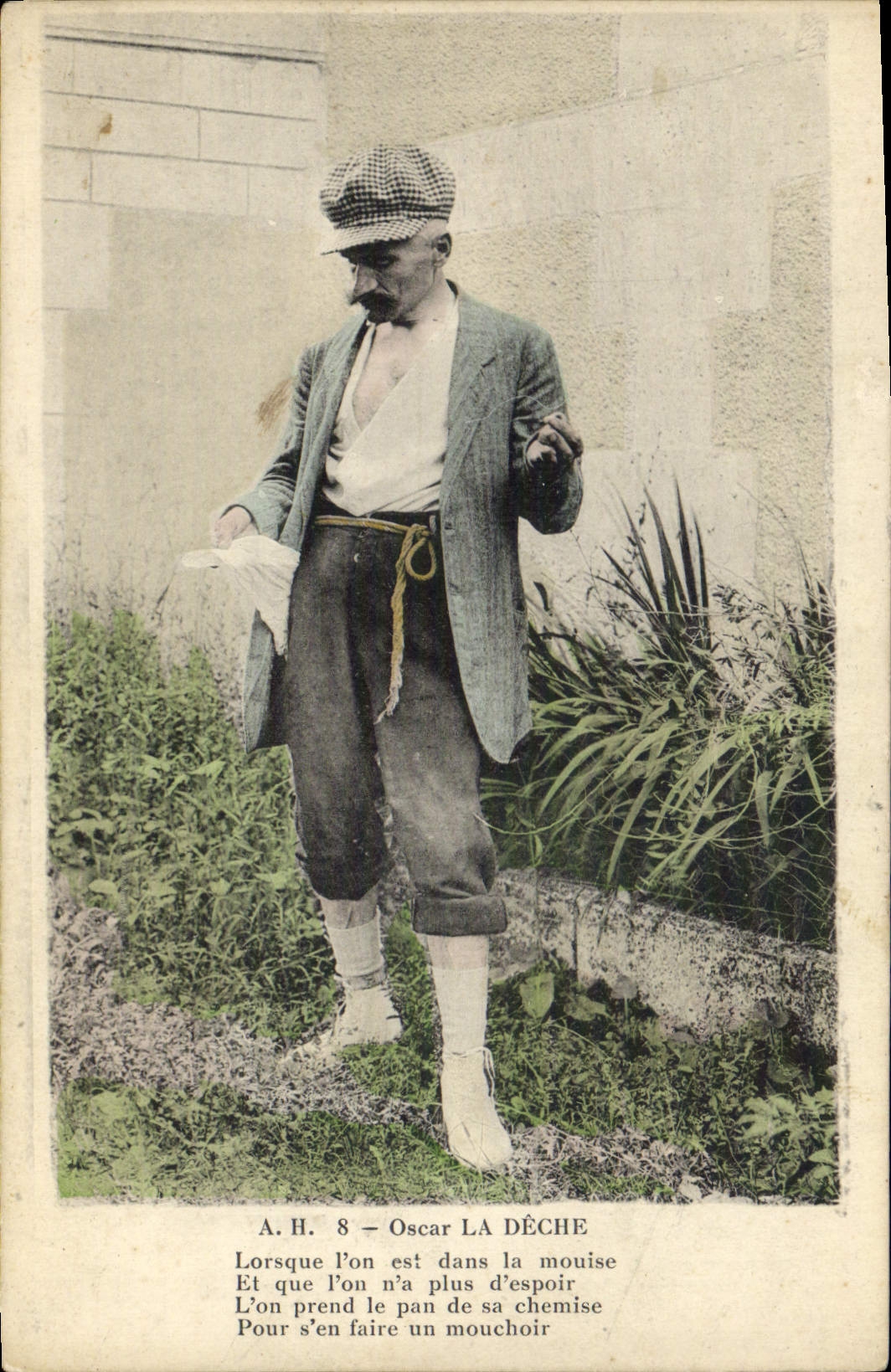 CPA Folklore Mendiant Oscar la Deche