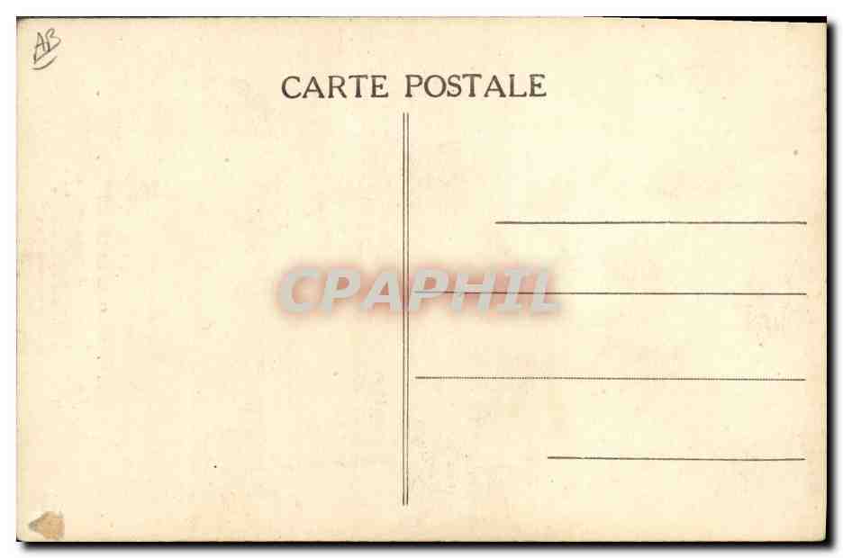 CPA Folklore Mendiant Oscar la Deche — Verso