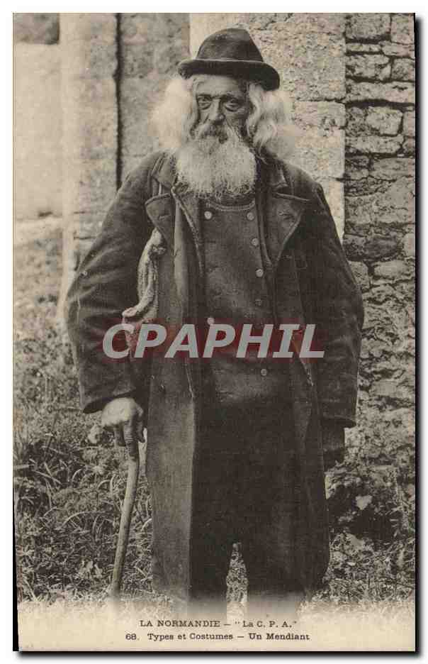 La Normandie — Un Mendiant — La C.P.A. n°68