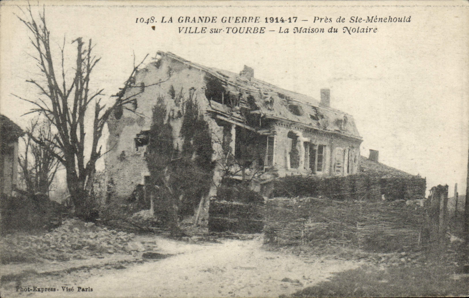 Ville-sur-Tourbe — La Maison du Nolaire — Près de Sle-Mènehoult — Phot-Express-Viné Paris
