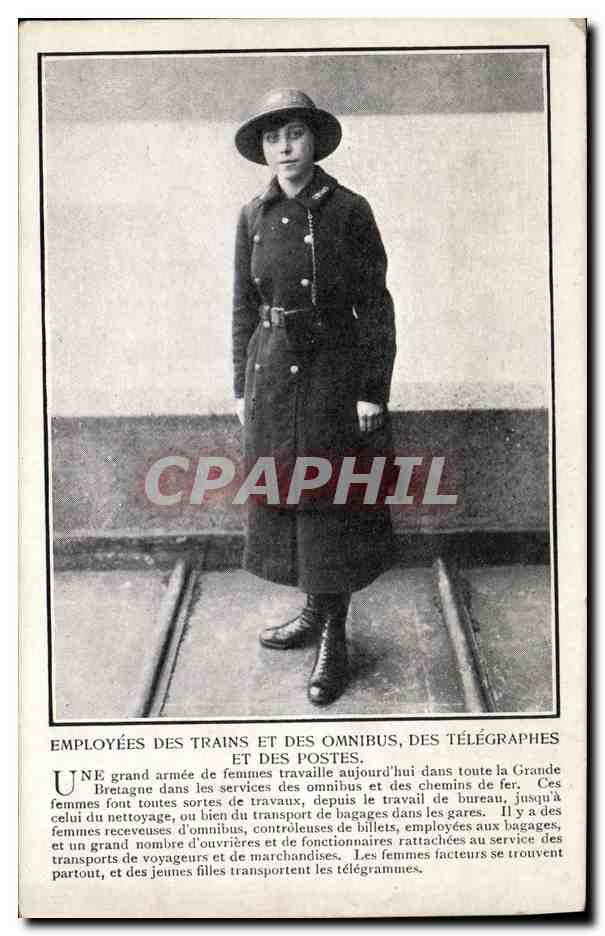 CPA Employees des trains et des omnibus des telegraphes et des postes