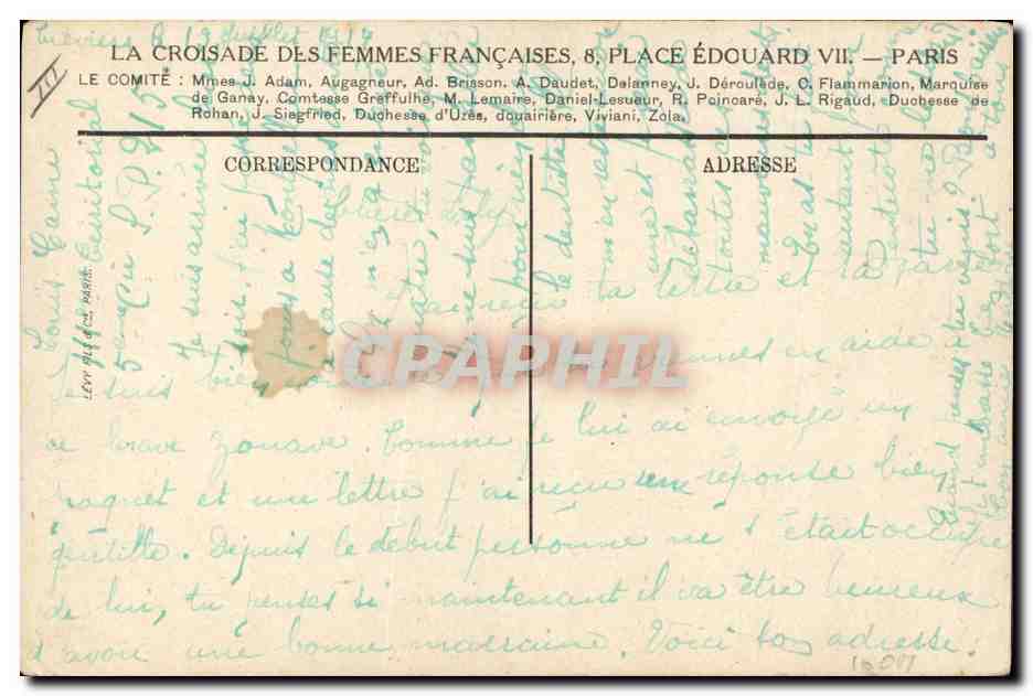 CPA La croisade des femmes francaises — Reverso